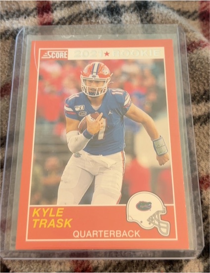 2021 Panini Chronicles Score #65 Kyle Trask Rookie Card — front