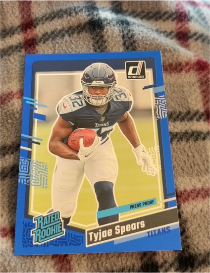 2023 Panini Donruss #396 Tyjae Spears — front