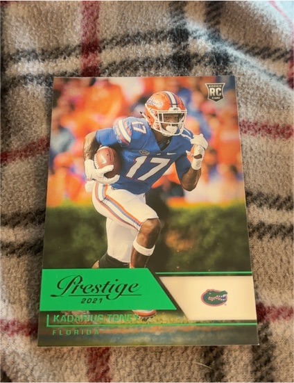 2021 Panini Chronicles Draft Picks Prestige #98 Kadarius Toney — front