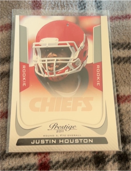 2011 Panini Prestige #257 Justin Houston — front