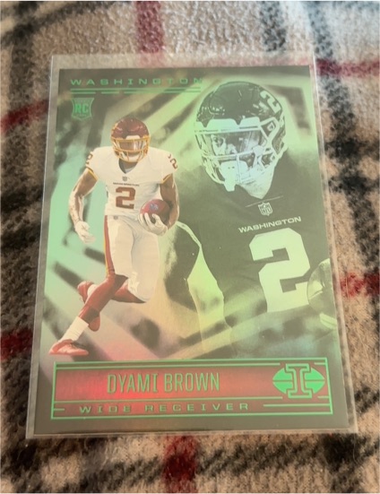 2021 Panini Illusions #81 Dyami Brown Trophy Collection Bronze — front