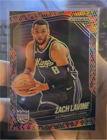 2024-25 Panini Prizm Black #53 Zach LaVine — front