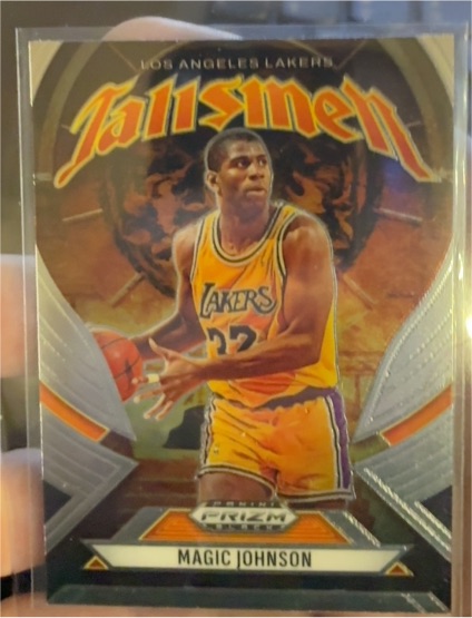 2024-25 Panini Prizm Black #19 Talismen Magic Johnson — front