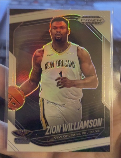 2024-25 Panini Prizm Black #136 Zion Williamson — front