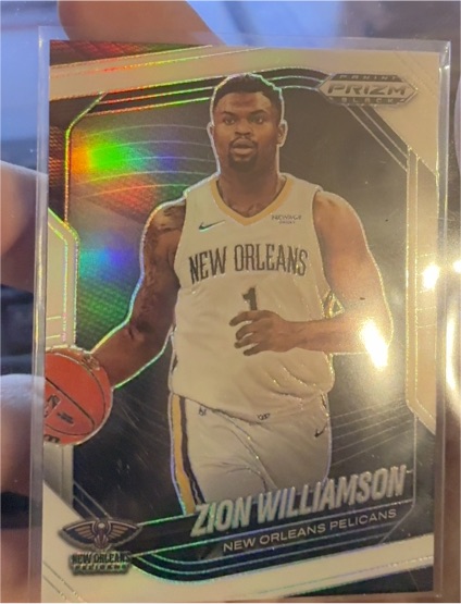 2024-25 Panini Prizm Black #136 Zion Williamson — front