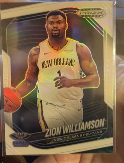 2024-25 Panini Prizm Black #136 Zion Williamson — front