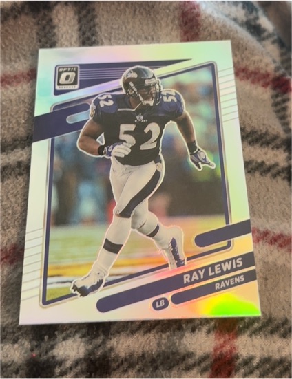 2021 Panini Donruss Optic #131 Ray Lewis — front