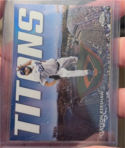2023 Topps Chrome Titans #CT-1 Clayton Kershaw — front