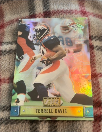 2000 Bowman Reserve #37 Terrell Davis — front