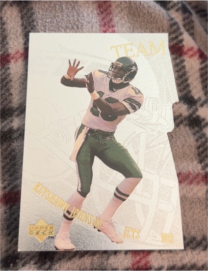 1997 Upper Deck Team Mates #TM39 Keyshawn Johnson — front