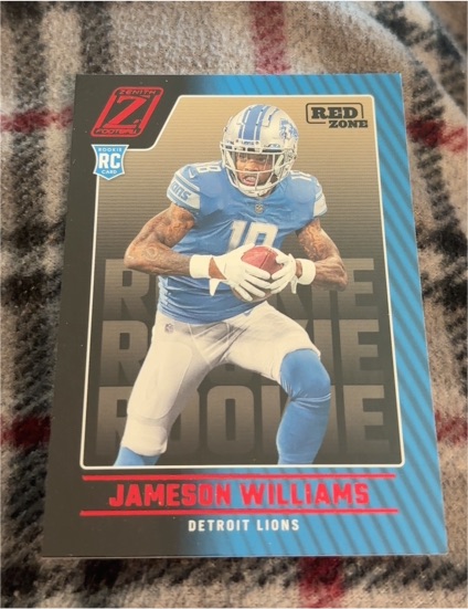 2022 Panini Zenith Red Zone #108 Jameson Williams — front