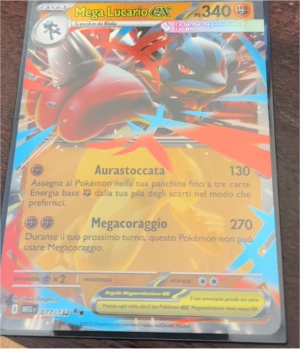 Mega Lucario ex 077/132 — front