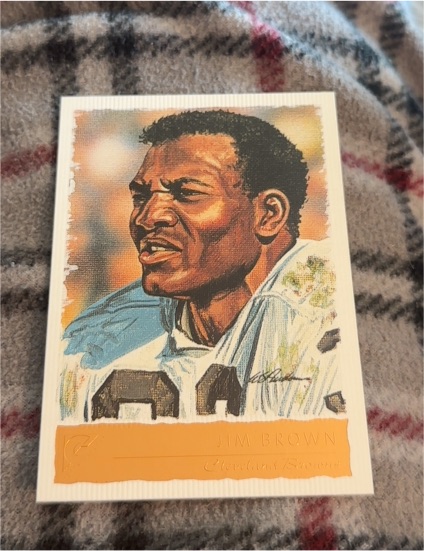 2001 Topps Gallery #144 Jim Brown — front