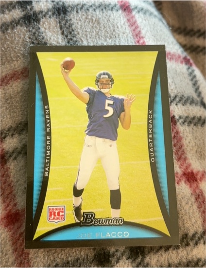 2008 Bowman #170 Joe Flacco Rookie Card — front