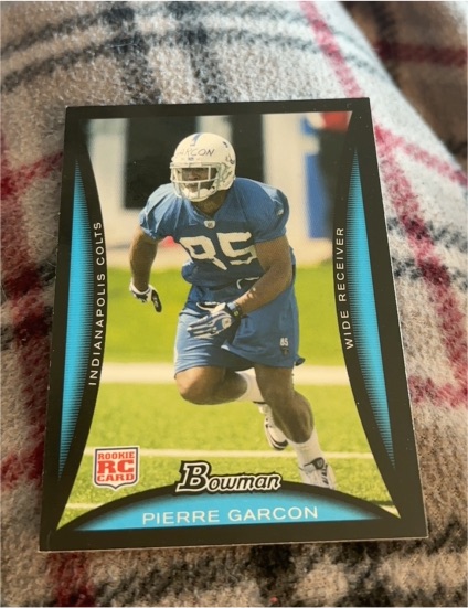 2008 Bowman #165 Pierre Garcon Rookie RC — front