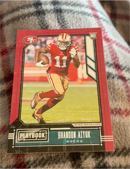 2020 Panini Playbook #119 Brandon Aiyuk — front