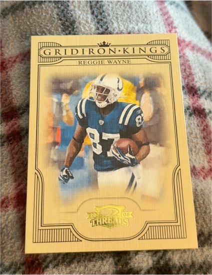 2008 Donruss Threads Gridiron Kings #PGK-20 Reggie Wayne — front