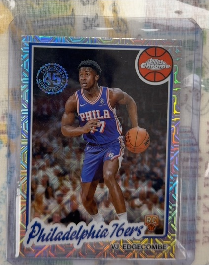 2025 Topps Chrome #TC-CE VJ Edgecombe — front