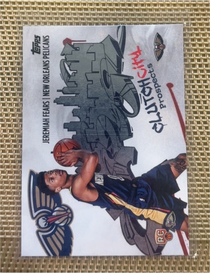 2025-26 Topps Clutch City Prospects #CC-7 Jeremiah Fears — front