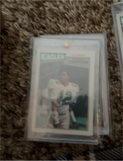 1986 Topps #216 Randall Cunningham — front