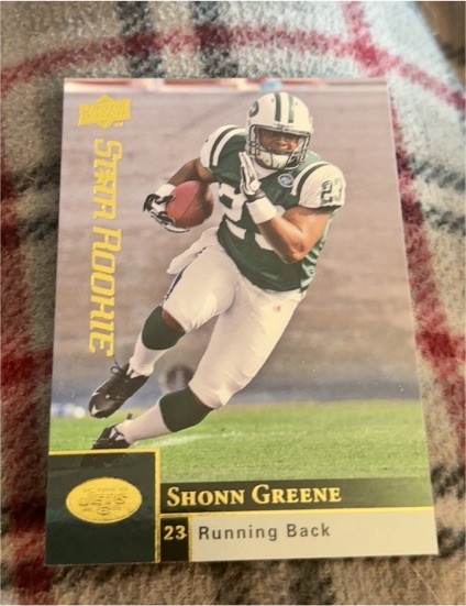 2009 Upper Deck #23 Shonn Greene — front