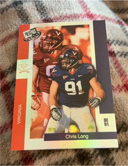 2008 Press Pass #DE 91 Chris Long — front