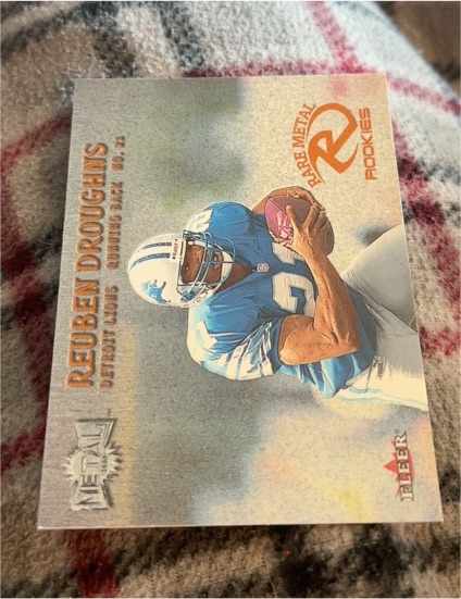 2000 Fleer Metal Precious Metal Rookies #234 Reuben Droughns — front