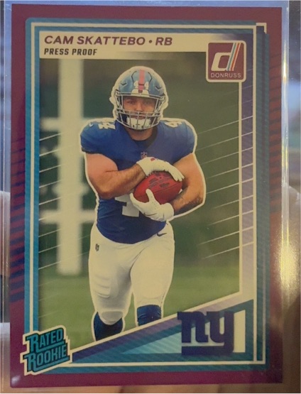 2025 Panini Donruss #302 Cam Skattebo — front