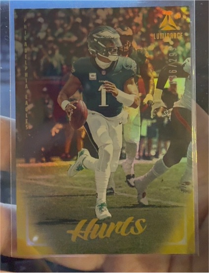2025 Panini Luminance #17 Jalen Hurts — front