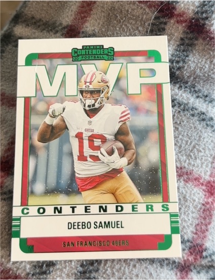2022 Panini Contenders MVP Contenders #MVP-DSM Deebo Samuel — front