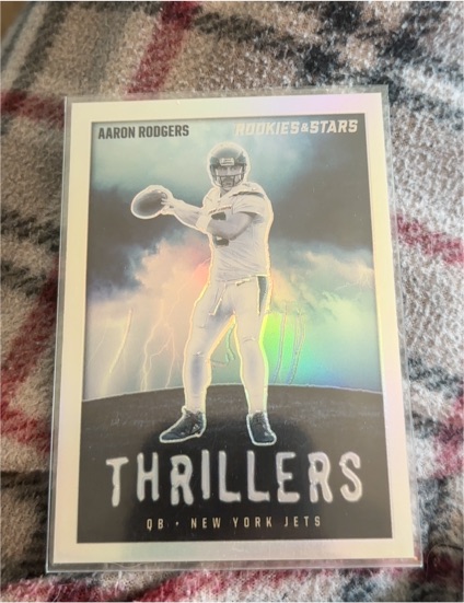 2023 Panini Rookies & Stars Thrillers #TH-? Aaron Rodgers — front