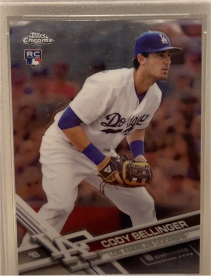 2017 Topps Chrome #79 Cody Bellinger — front