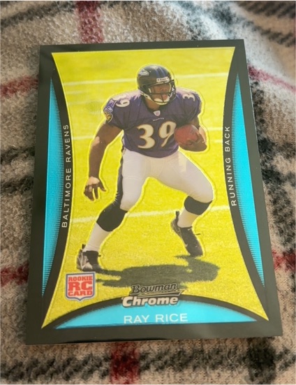 2008 Bowman Chrome #BC73 Ray Rice — front
