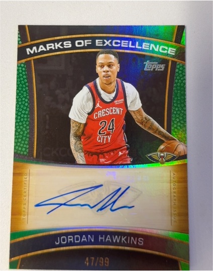 2025-26 Topps Marks of Excellence #ME-JHA Jordan Hawkins — front