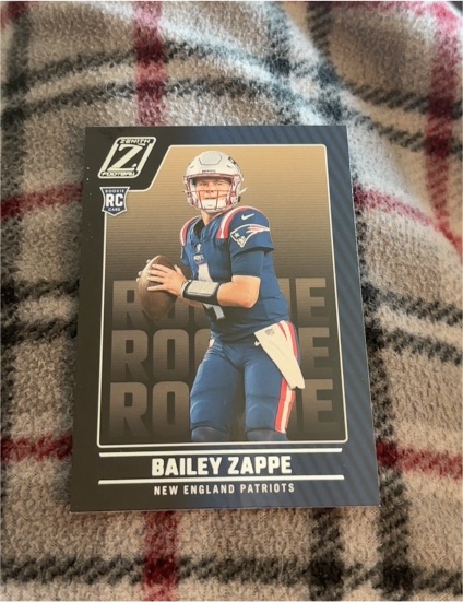 2022 Panini Zenith #129 Bailey Zappe Rookie — front