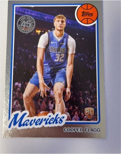 2025-26 Topps 45th Anniversary #80BK-51 Cooper Flagg — front