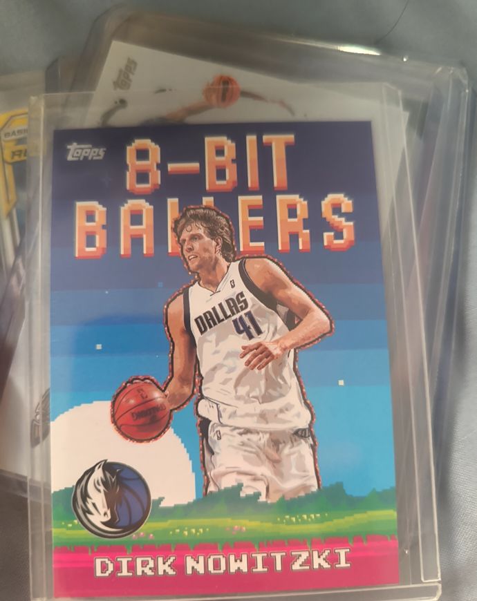 2025-26 Topps Basketball 8-Bit Ballers #8B-22 Dirk Nowitzki — front