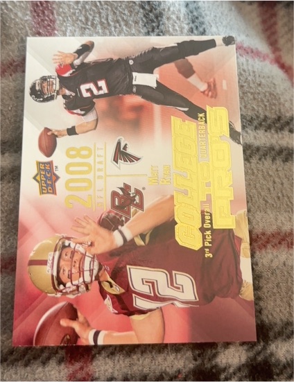 2008 Upper Deck College to Pros #CTP-MR Matt Ryan — front