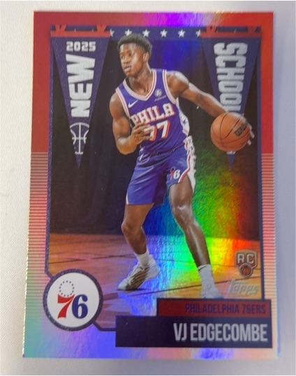 2025-26 Topps #NS-3 VJ Edgecombe New School — front