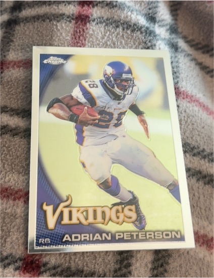 2010 Topps Chrome #C1 Adrian Peterson — front