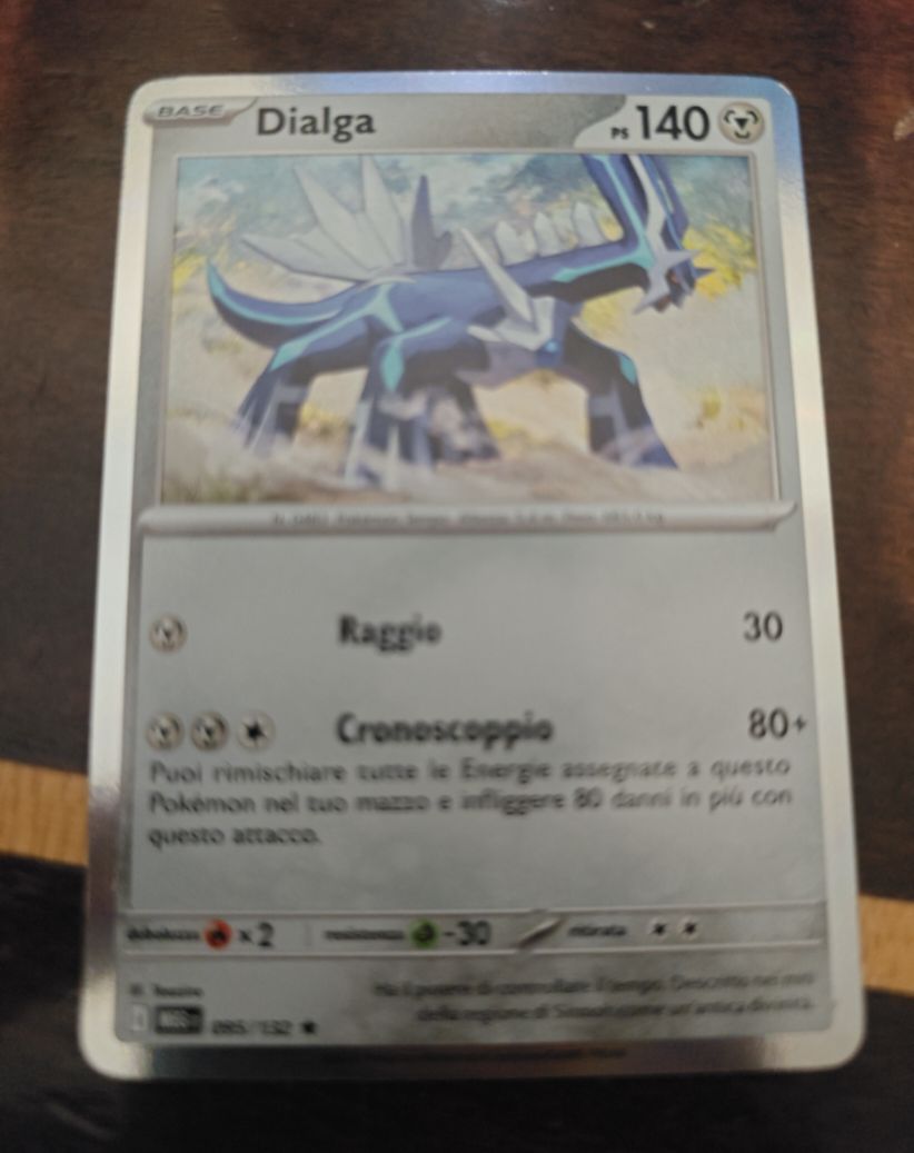 2021 Pokémon TCG ME01 #095 Dialga — front