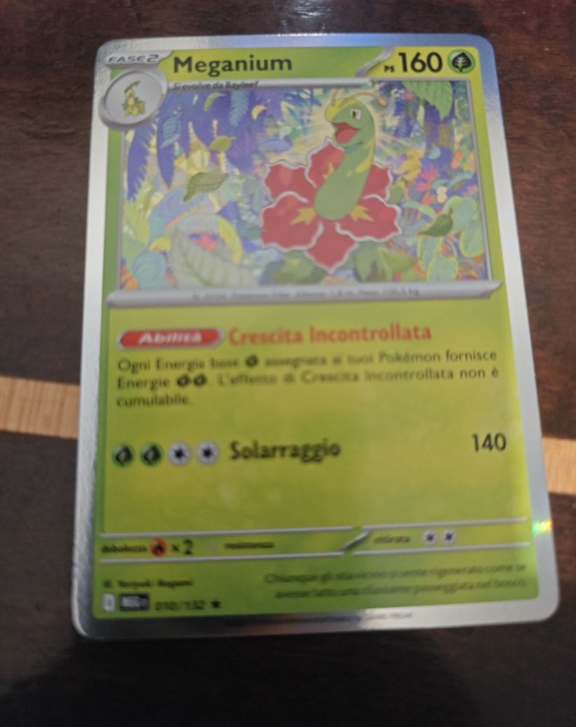2022 Pokemon ME01: Mega Evolution #010 Meganium — front