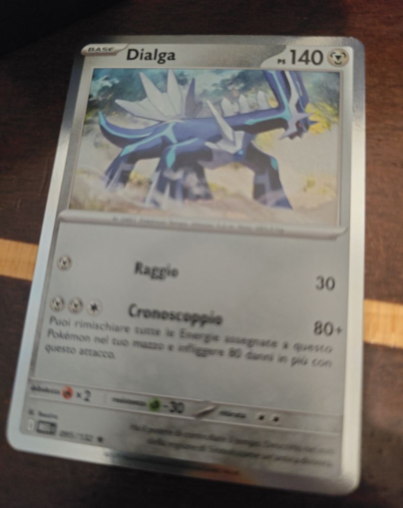 2021 Pokémon ME01: Mega Evolution #095 Dialga — front