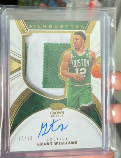 2021-22 Panini Crown Royale Silhouettes # Grant Williams — front