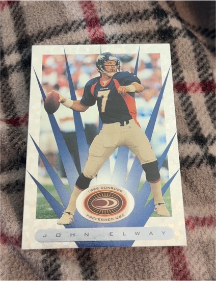 1999 Donruss Preferred QBC #55 John Elway — front