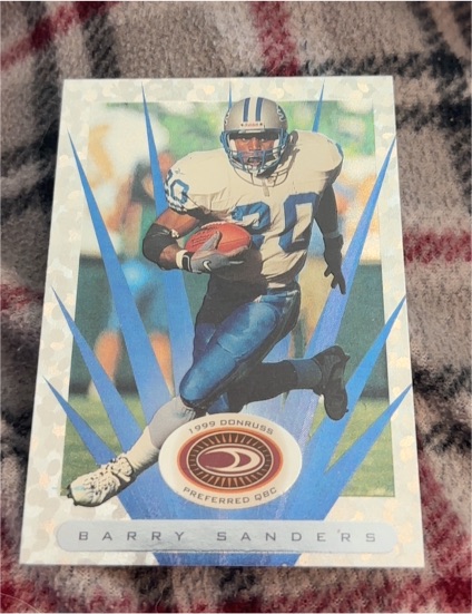 1999 Donruss Preferred QBC #74 Barry Sanders — front
