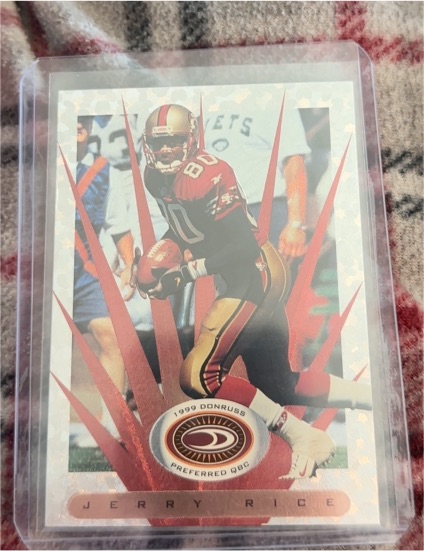 1999 Donruss Preferred QBC #73 Jerry Rice — front