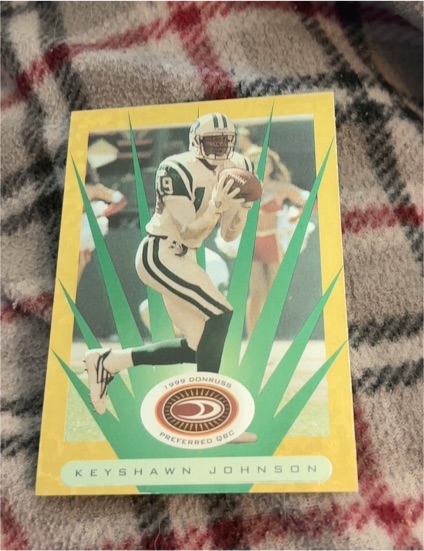 1999 Donruss Preferred QBC #111 Keyshawn Johnson — front