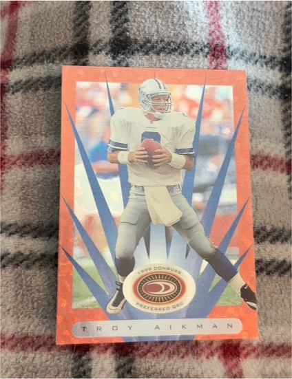 1999 Donruss Preferred QBC #1 Troy Aikman — front