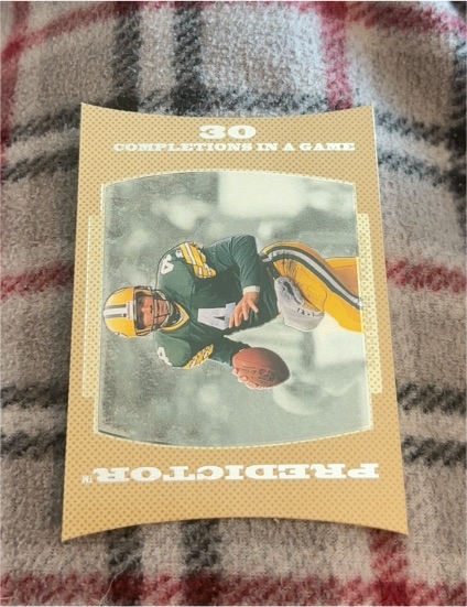 1996 Upper Deck Predictors #PR3 Brett Favre — front